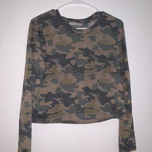 Camo Long sleeve tee